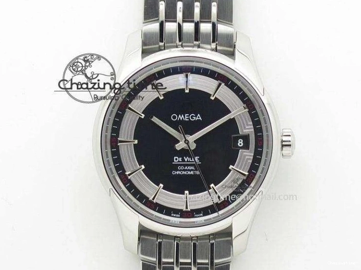 0115 Vintage Seamaster 300 Date T SS B12 Black Dial On Brown Leather Strap A2836 (Free Nylon Strap) WeatherProof 7911